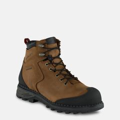 Red Wing Shoes Men / Burnside 6-inch Waterproof Safety Toe Boot Brown 2410