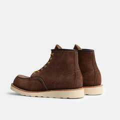 Red Wing Shoes Men / 6-Inch Classic Moc in Chocolate Muleskinner Leather 8836 | Red Wing Heritage