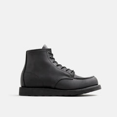 Red Wing Shoes Men / Classic Moc 6-Inch Boot in Black Leather 8074 | Red Wing Heritage