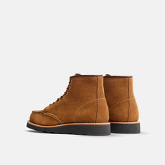 Red Wing Shoes Women / 6-Inch Classic Moc Short Boot in Olive Leather 3377 | Red Wing Heritage