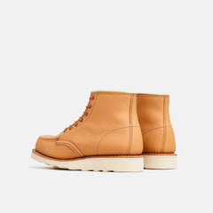 Red Wing Shoes Women / 6-Inch Classic Moc Short Boot in Tan Leather 3383 | Red Wing Heritage