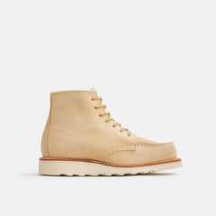 Red Wing Shoes Women / 6-Inch Classic Moc Short Boot in Cream Leather 3328 | Red Wing Heritage