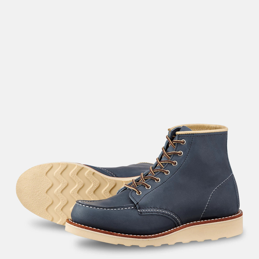 Red Wing Shoes Women / 6-Inch Moc Short Boot in Blue Leather 3353 | Red Wing Heritage