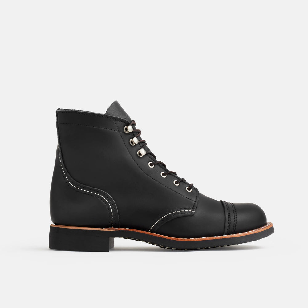 Red Wing Shoes Women / Iron Ranger Short Boot in Black Leather 3366 | Red Wing Heritage
