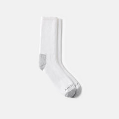 Red Wing Shoes Apparel / Unisex Cotton Blend Crew Sock in White 97265