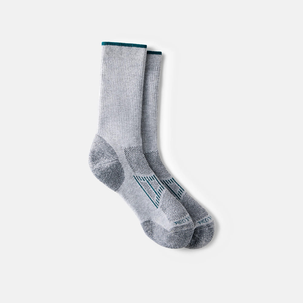 Red Wing Shoes Apparel / Unisex CoolMax® Blend Crew Sock in Gray 97397