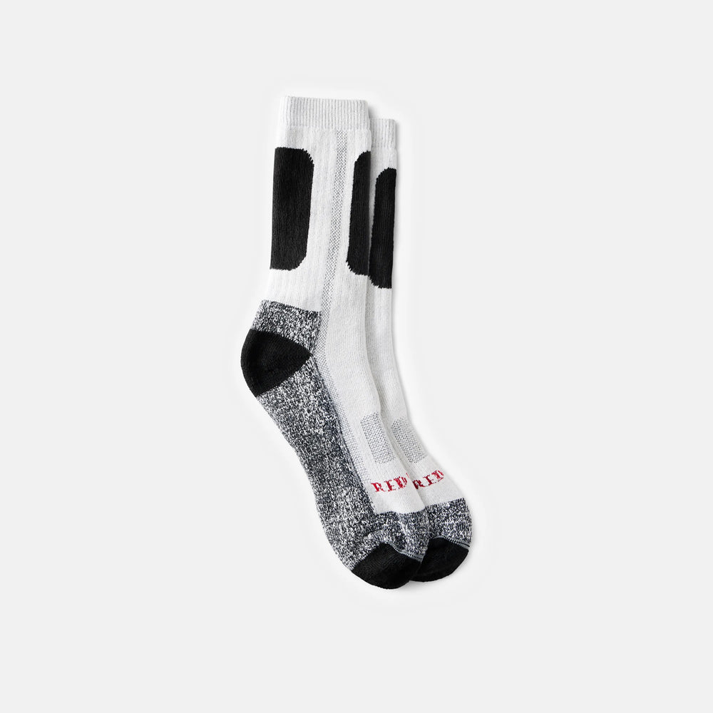 Red Wing Shoes Apparel / Unisex Performance Crew Sock in White 97259
