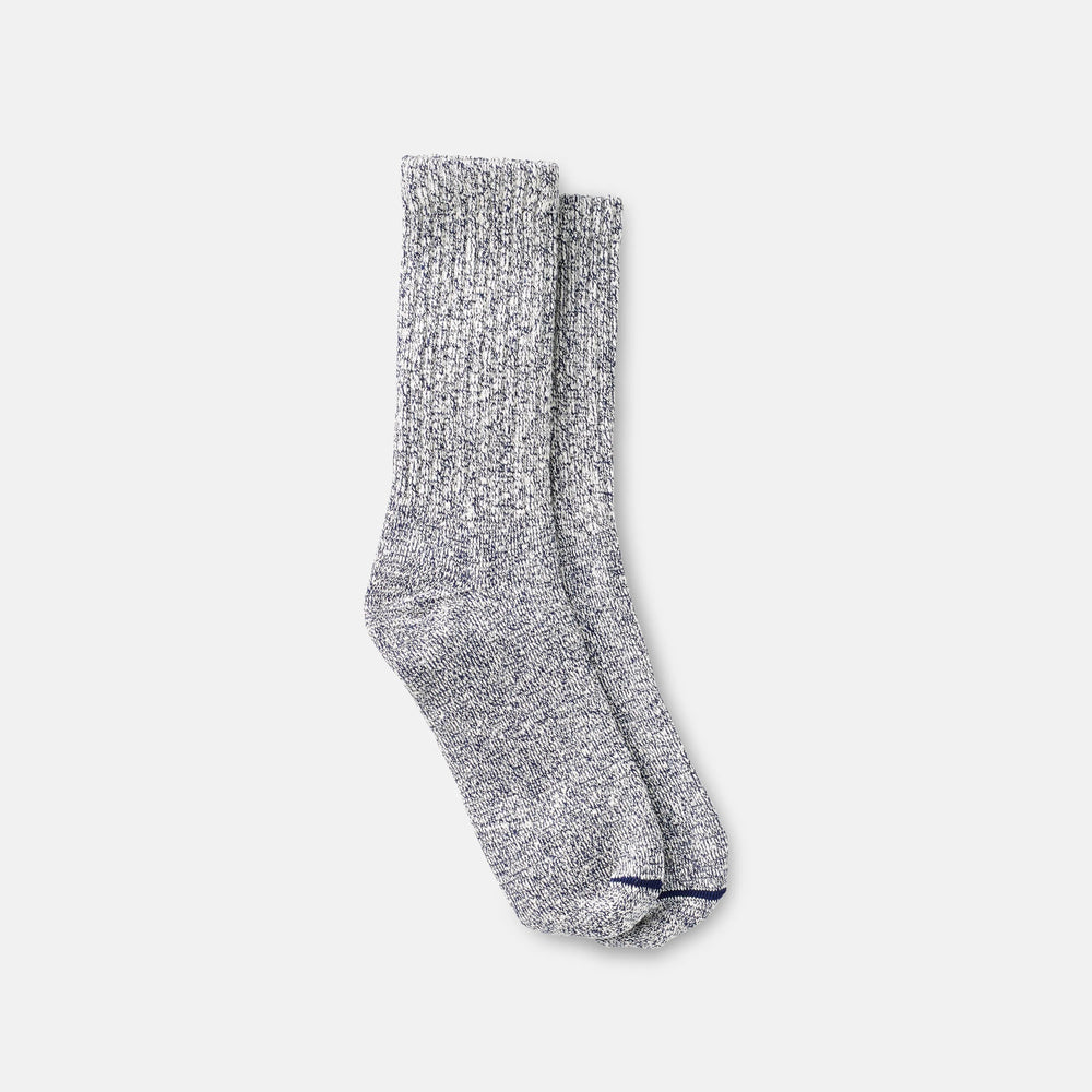 Red Wing Shoes Apparel / Unisex Cotton Blend Ragg Crew Socks in Navy/White Cotton Blend 97645 | Red Wing Heritage