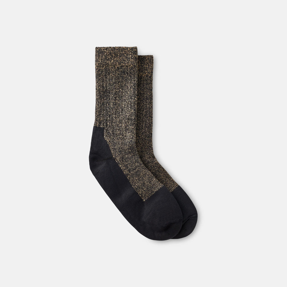 Red Wing Shoes Apparel / Unisex Deep Toe-Capped Crew Sock in Black 97654 | Red Wing Heritage
