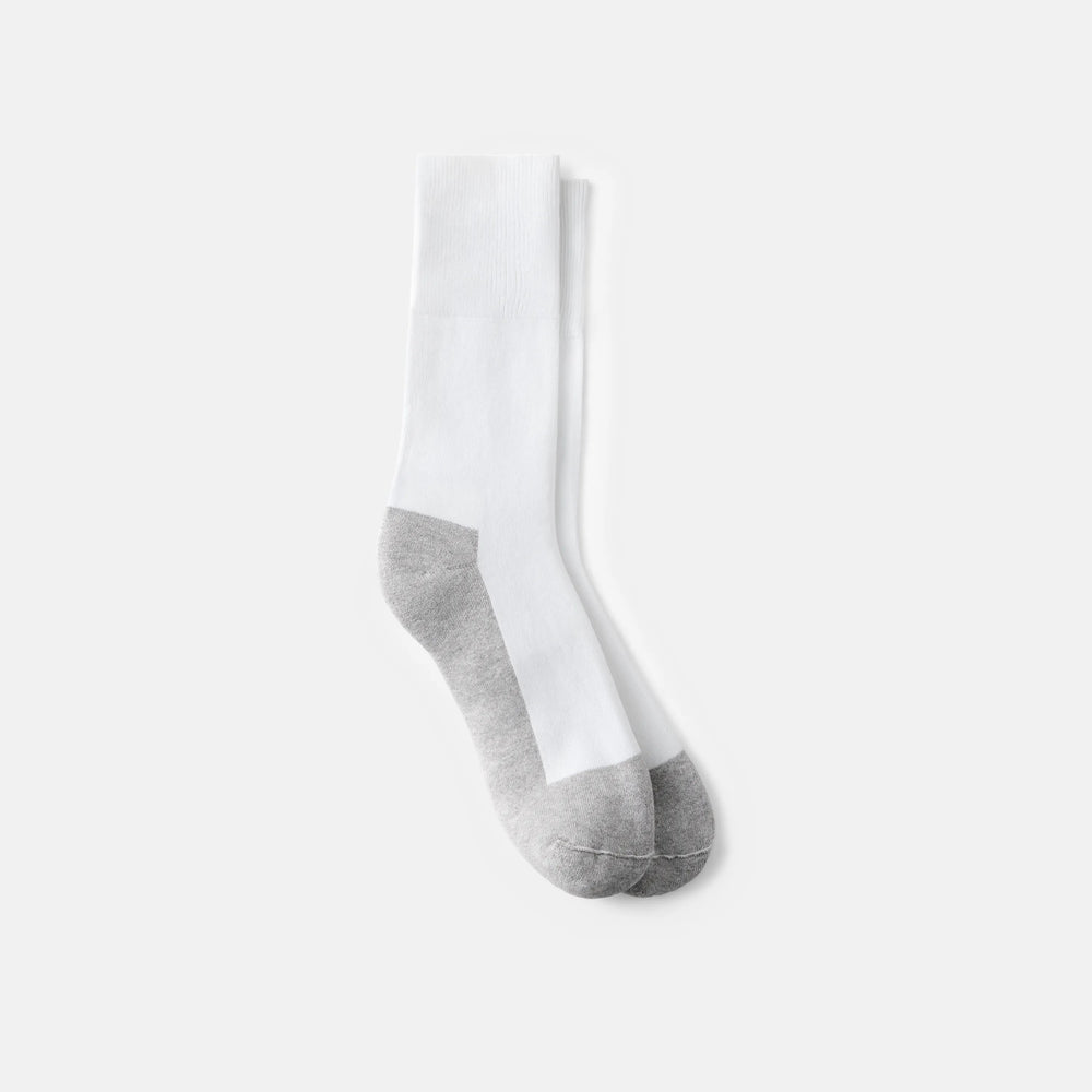 Red Wing Shoes Apparel / Unisex Coolmax® Blend Diabetic Crew Sock in White 97230