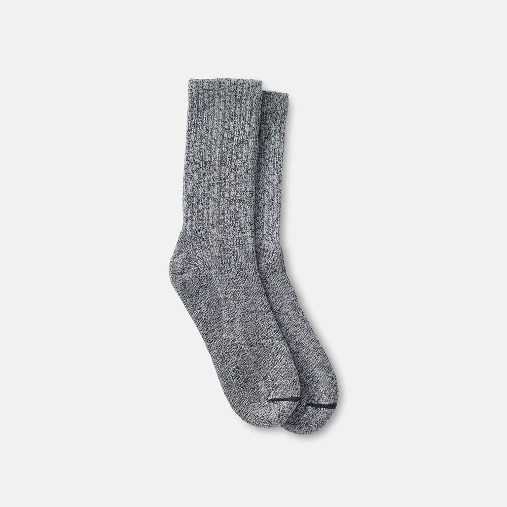 Red Wing Shoes Apparel / Unisex Cotton Blend Ragg Crew Boot Socks in Over Dyed Navy/Blue Cotton Blend 97651 | Red Wing Heritage