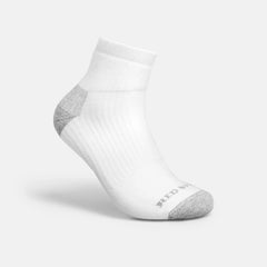Red Wing Shoes Apparel / Unisex Cotton Blend Quarter Crew Sock in White 97263