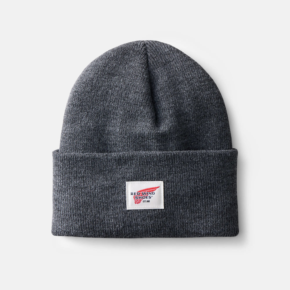 Red Wing Shoes Apparel / Unisex Knit Watch Hat in Dark Gray Heather 97434