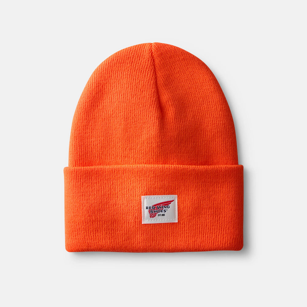 Red Wing Shoes Apparel / Unisex Knit Watch Hat in Orange 97477