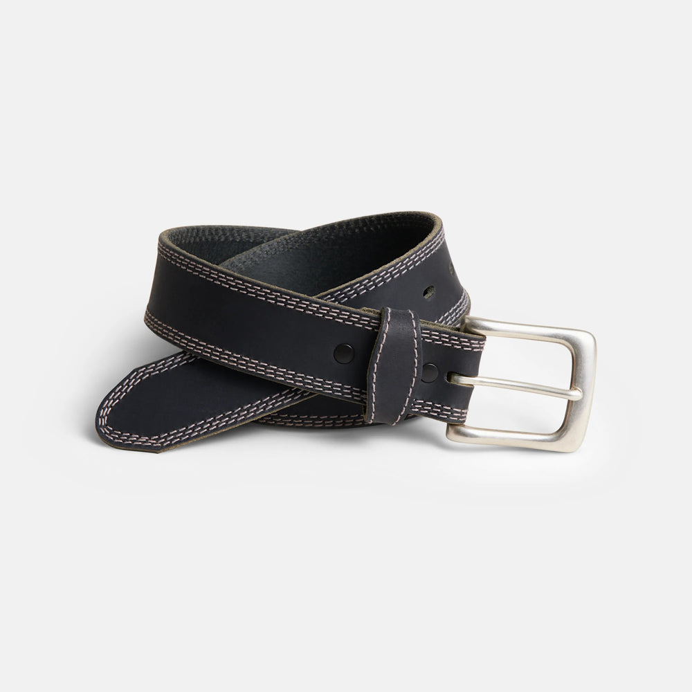 Red Wing Shoes Apparel / Red Wing Triple Stitch Leather Belt in Black 96549