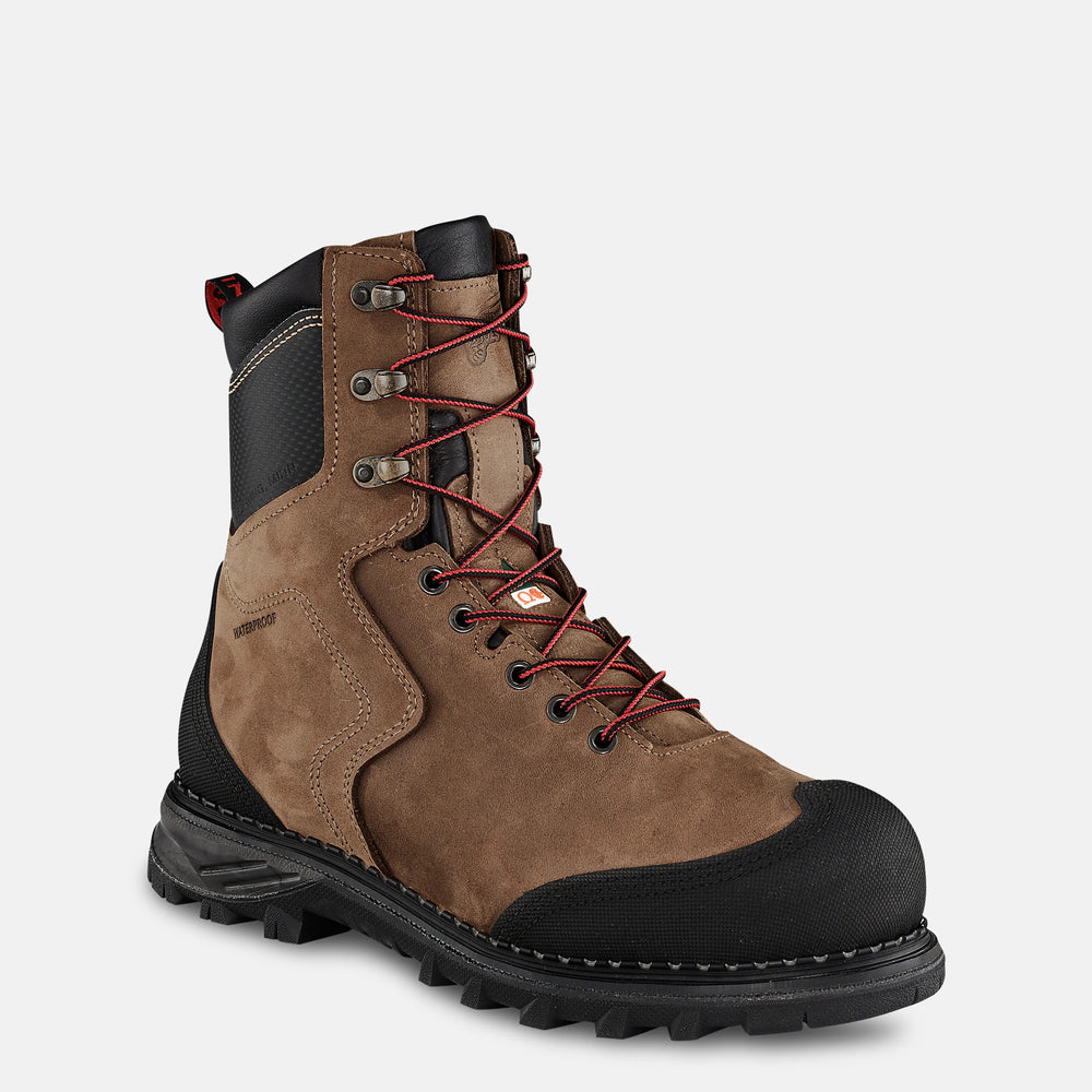Red Wing Shoes Men / Burnside 8-inch Waterproof, CSA Safety Toe Boot 3520