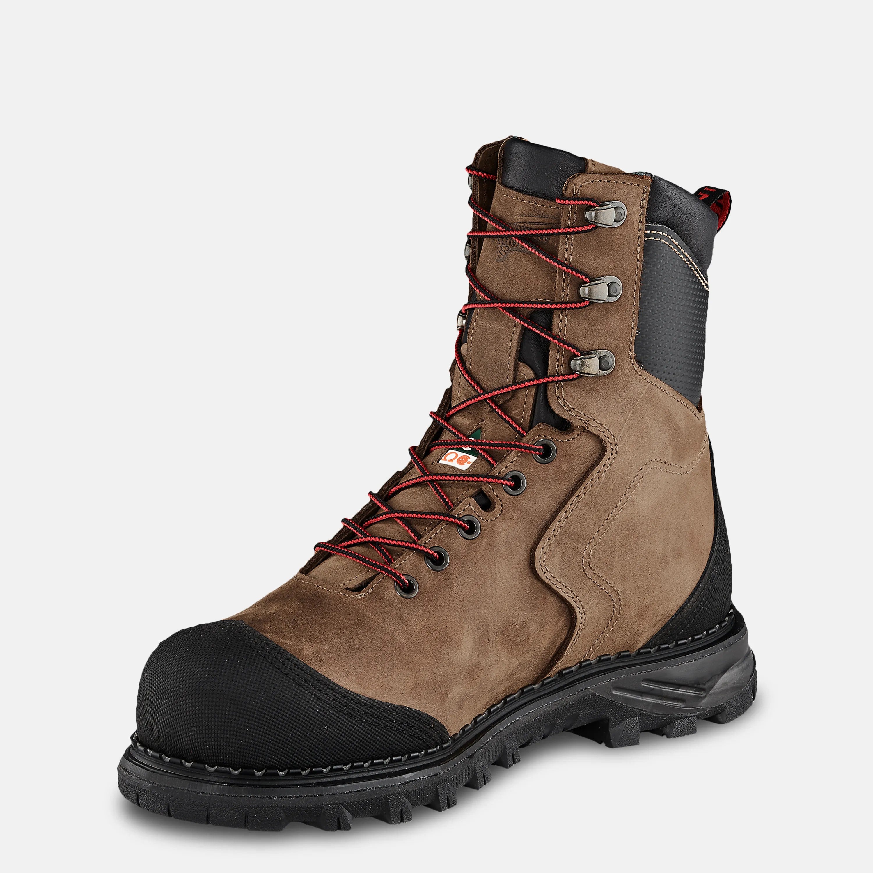 Red Wing Shoes Men / Burnside 8-inch Waterproof, CSA Safety Toe Boot 3520