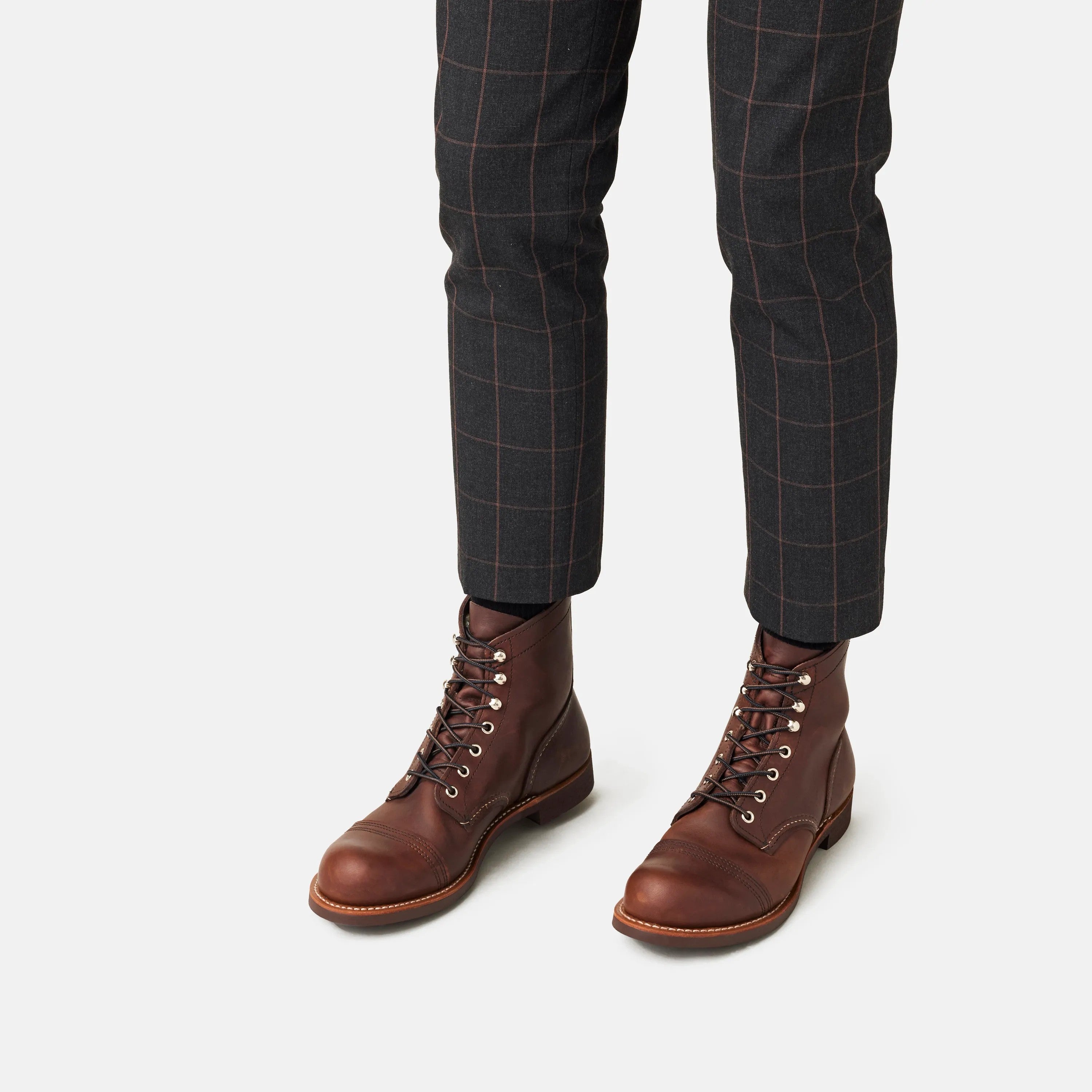 Red Wing Shoes Men|Apparel / Iron Ranger 6-Inch Boot in Dark Brown Leather 8111