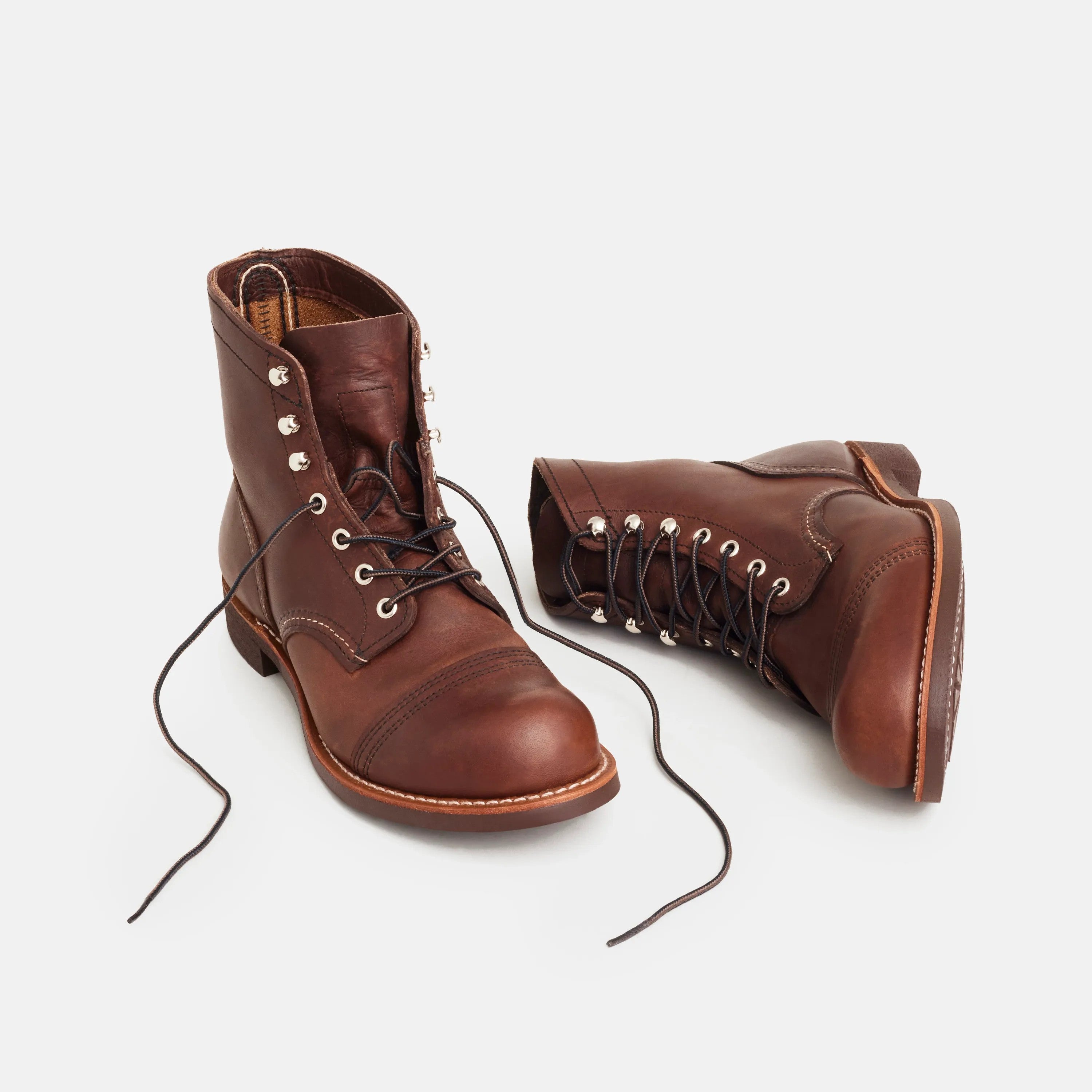 Red Wing Shoes Men|Apparel / Iron Ranger 6-Inch Boot in Dark Brown Leather 8111