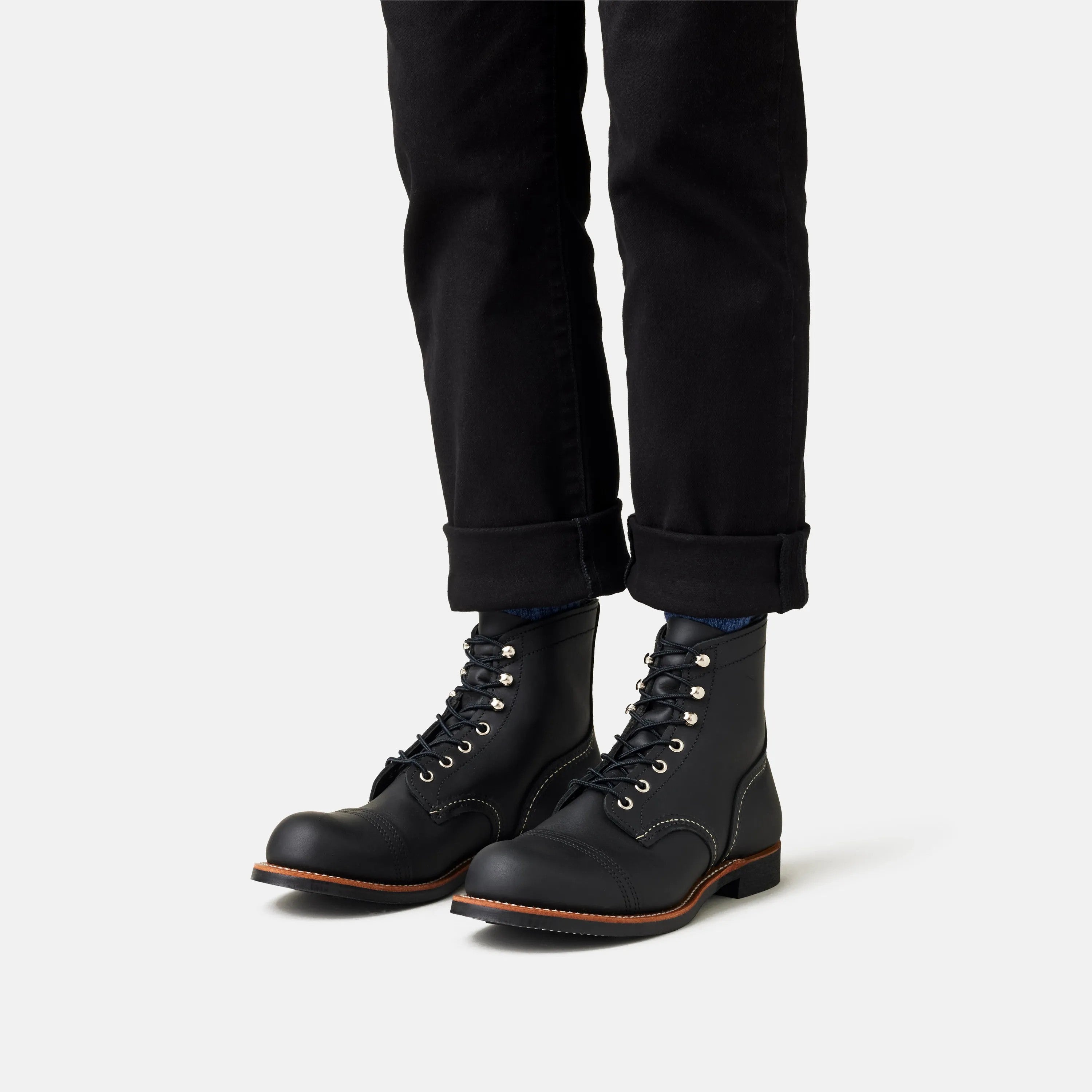 Red Wing Shoes Men|Apparel / Iron Ranger 6-Inch Boot in Black Leather 8084