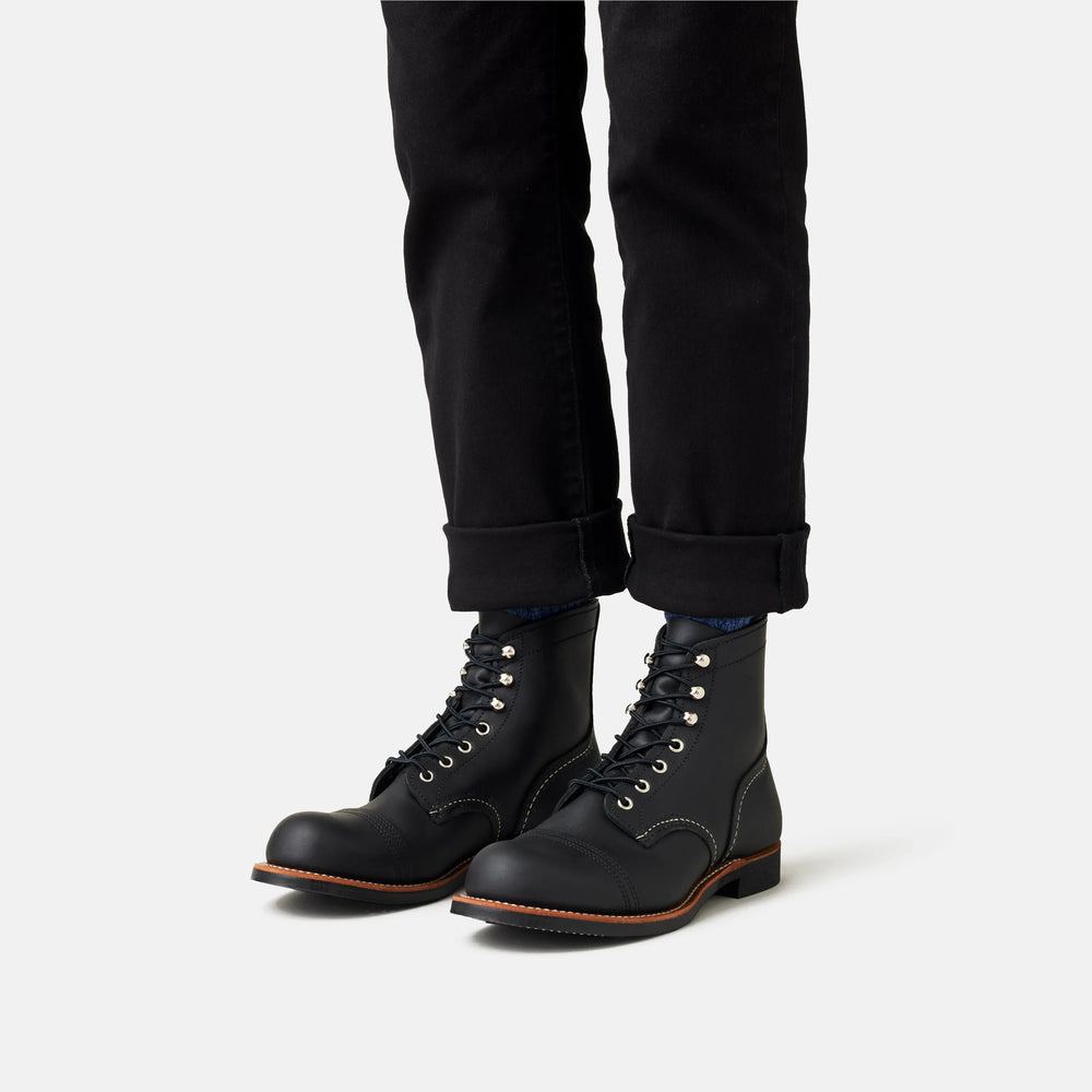 Red Wing Shoes Men|Apparel / Iron Ranger 6-Inch Boot in Black Leather 8084