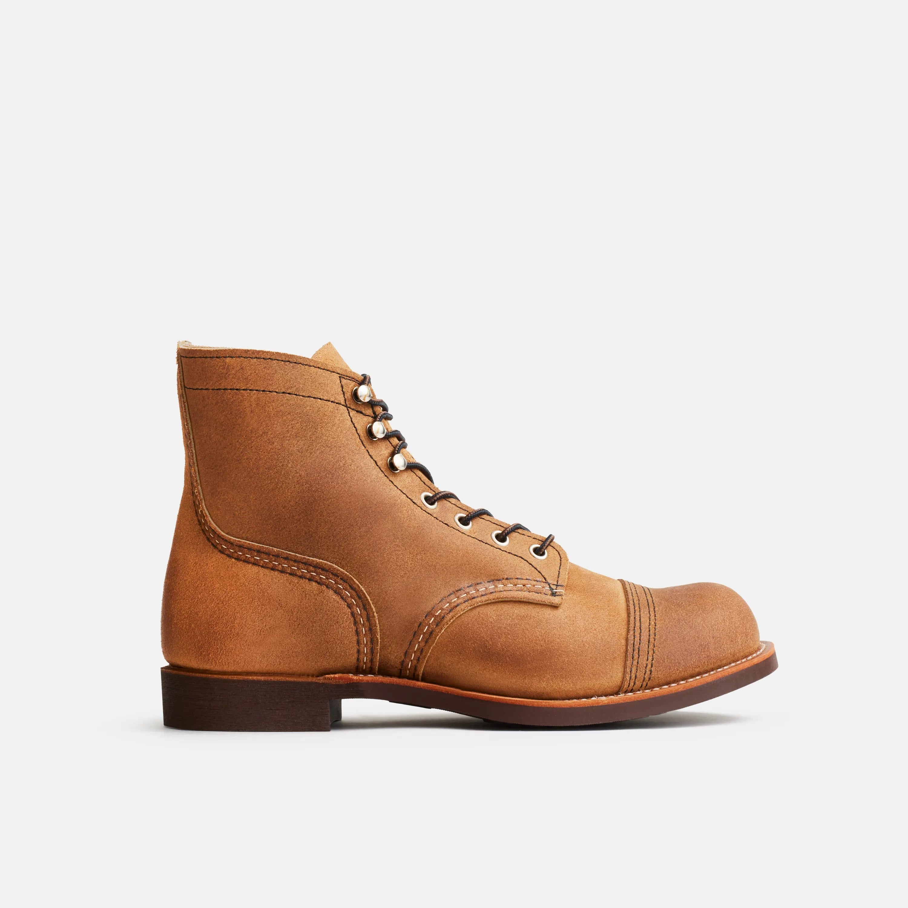 Red Wing Shoes Men / Iron Ranger 6-Inch Boot in Light Brown Leather 8083