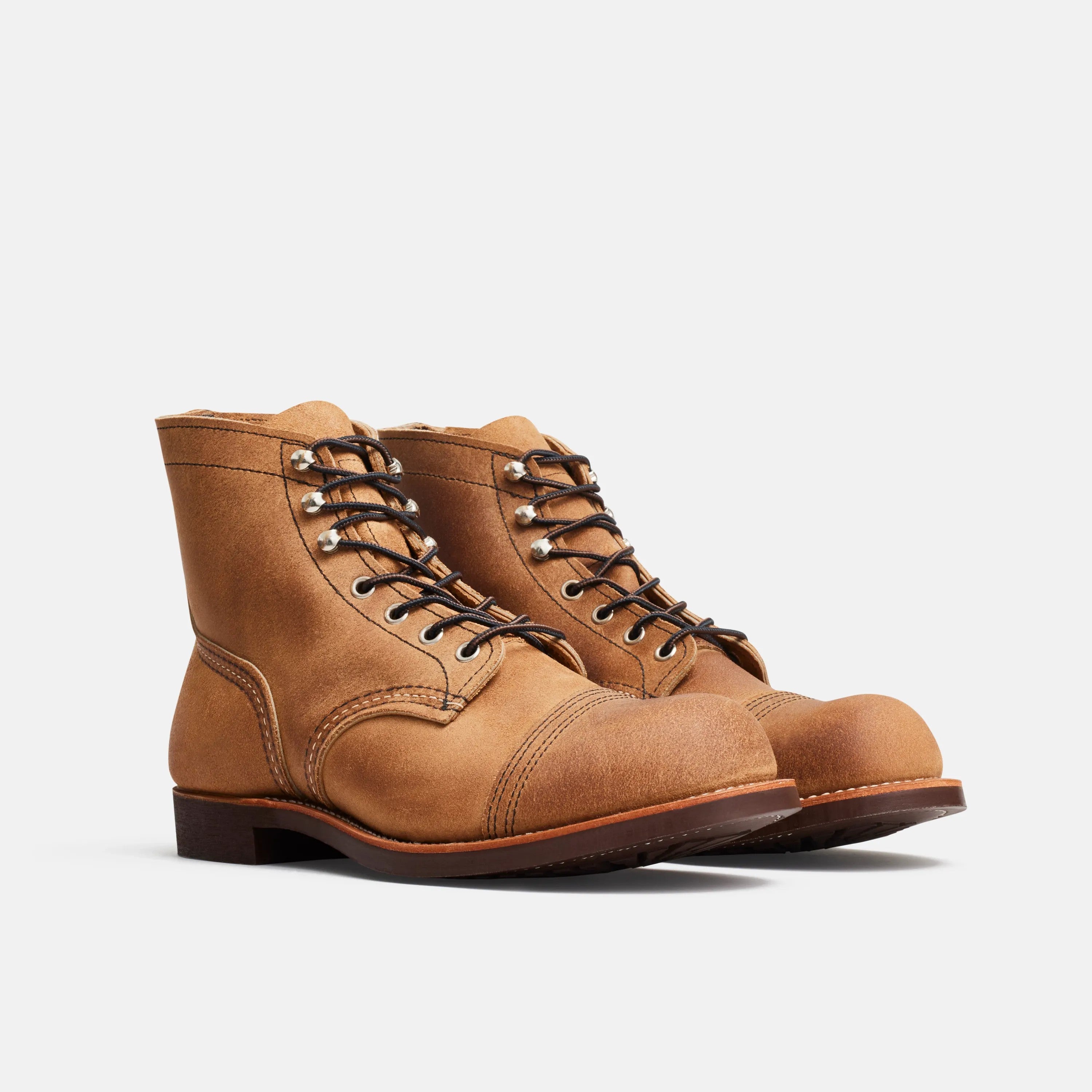 Red Wing Shoes Men / Iron Ranger 6-Inch Boot in Light Brown Leather 8083