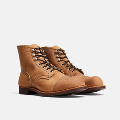 Red Wing Shoes Men / Iron Ranger 6-Inch Boot in Light Brown Leather 8083