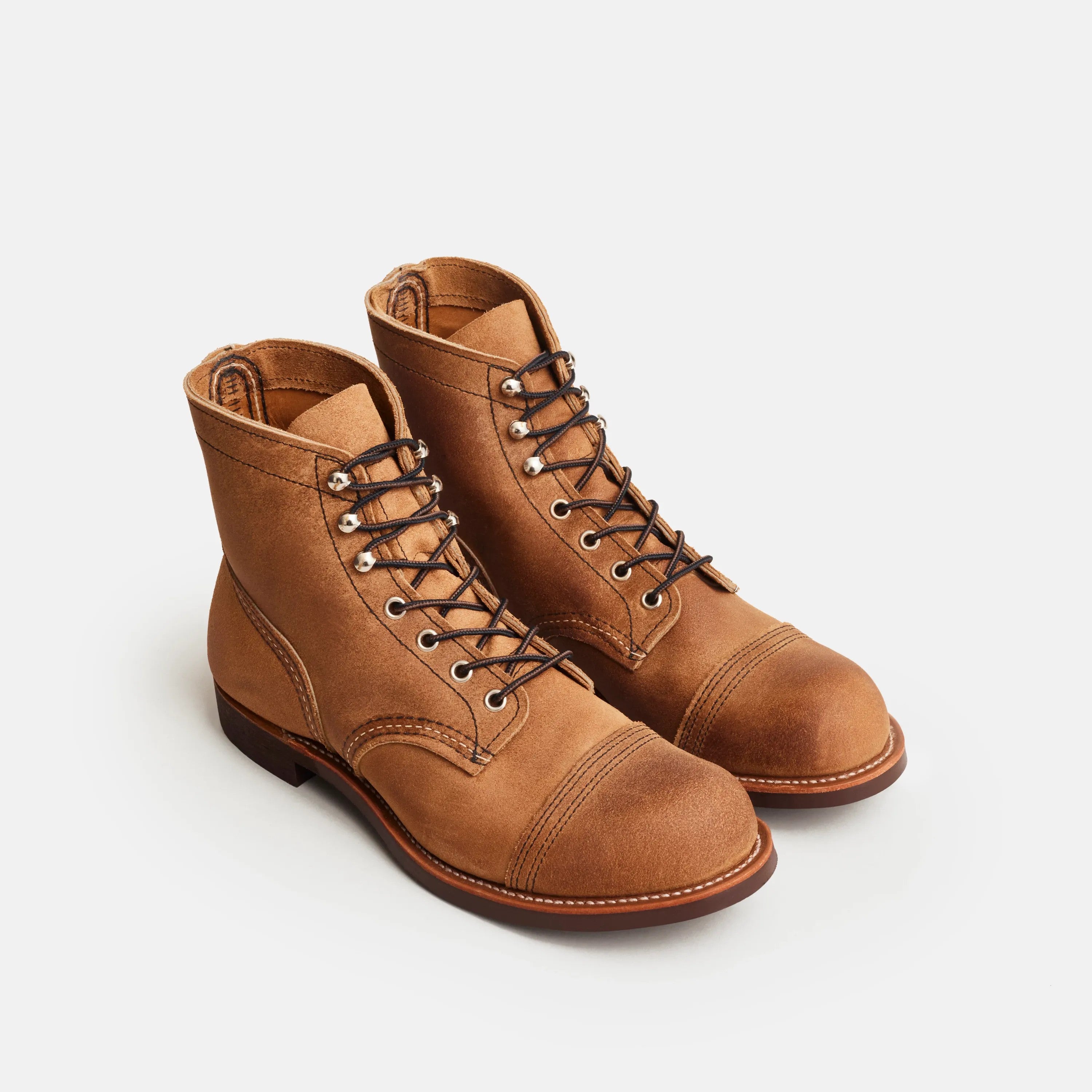 Red Wing Shoes Men / Iron Ranger 6-Inch Boot in Light Brown Leather 8083