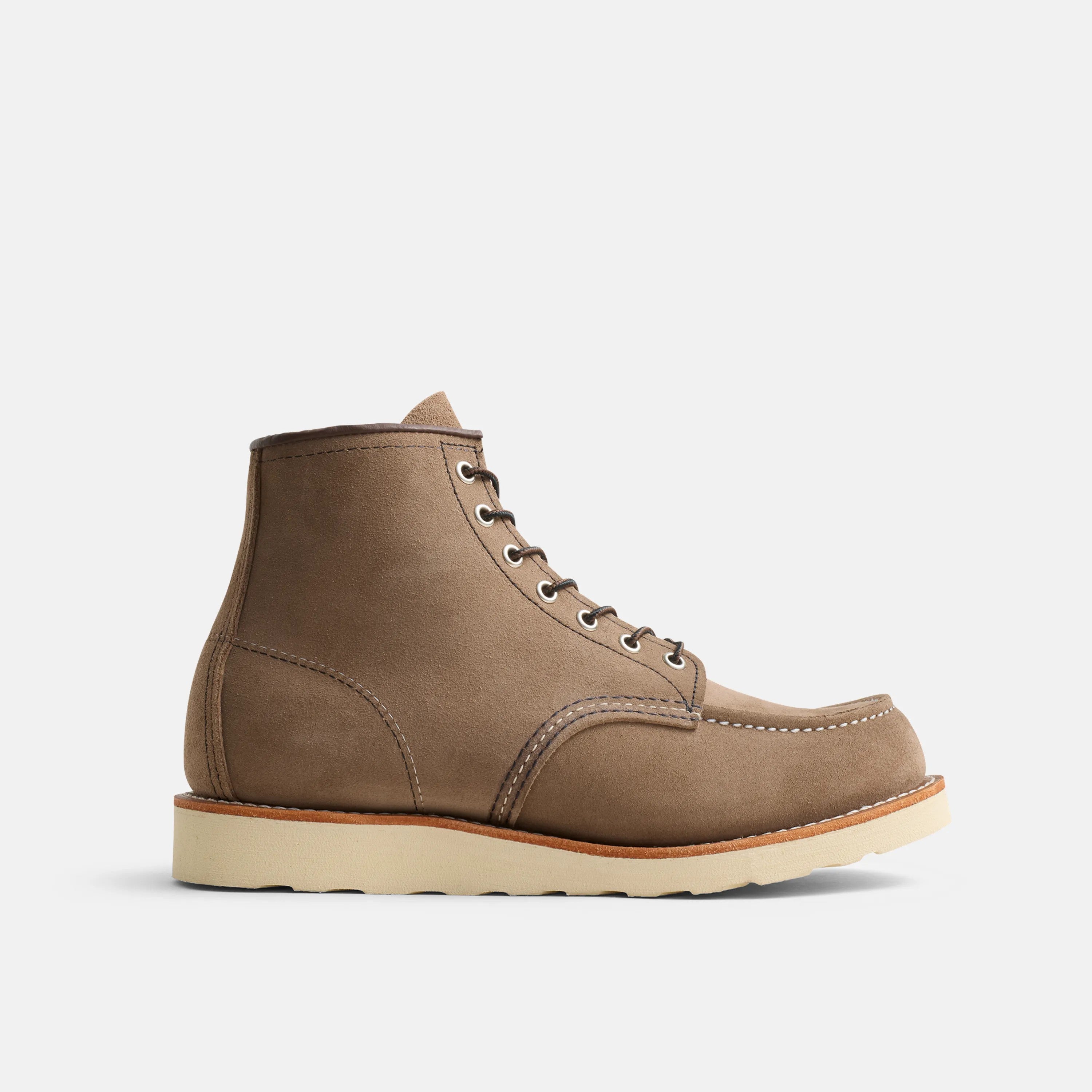 Red Wing Shoes Men / Classic Moc 6-Inch Boot in Sandstone Mohave Leather 8838 | Red Wing Heritage