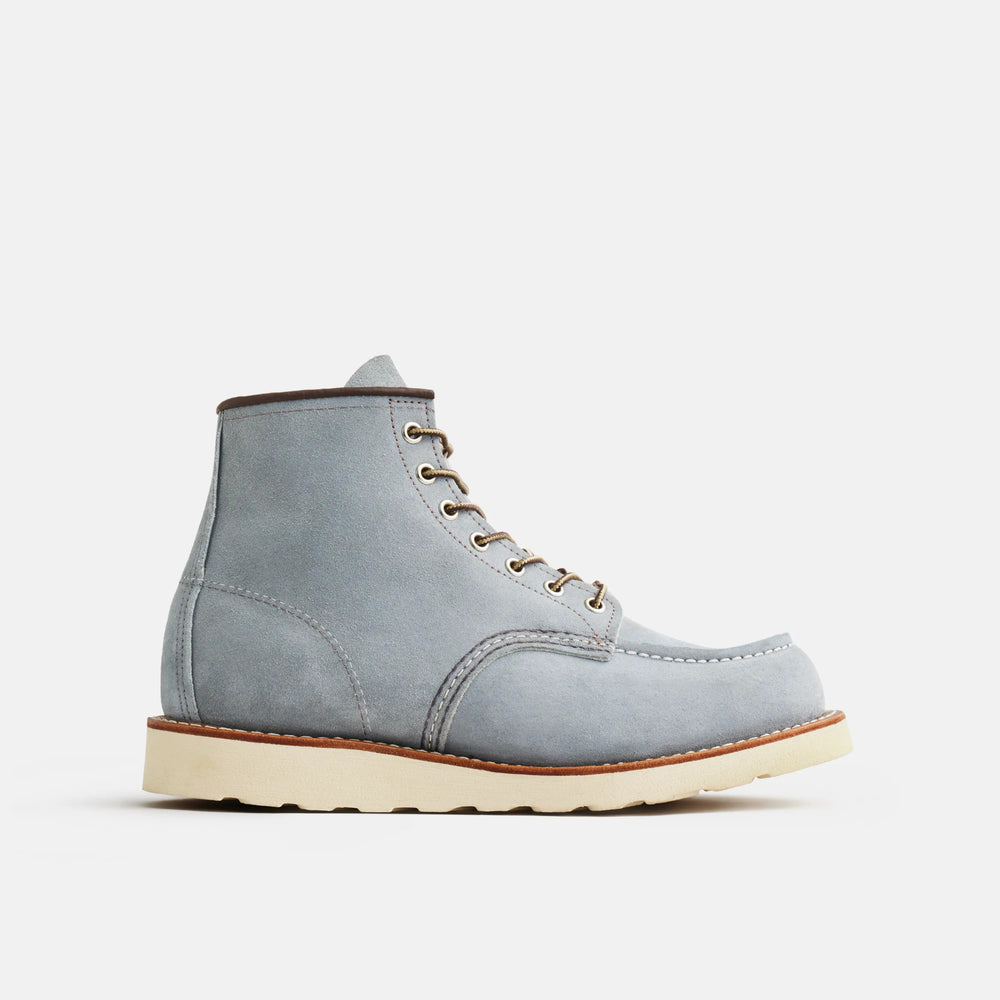 Red Wing Shoes Men / Classic Moc 6-Inch Boot in Blue Leather 8800 | Red Wing Heritage