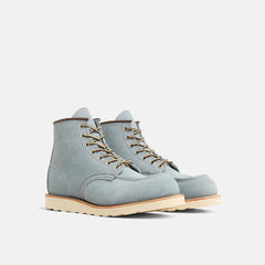Red Wing Shoes Men / Classic Moc 6-Inch Boot in Blue Leather 8800 | Red Wing Heritage