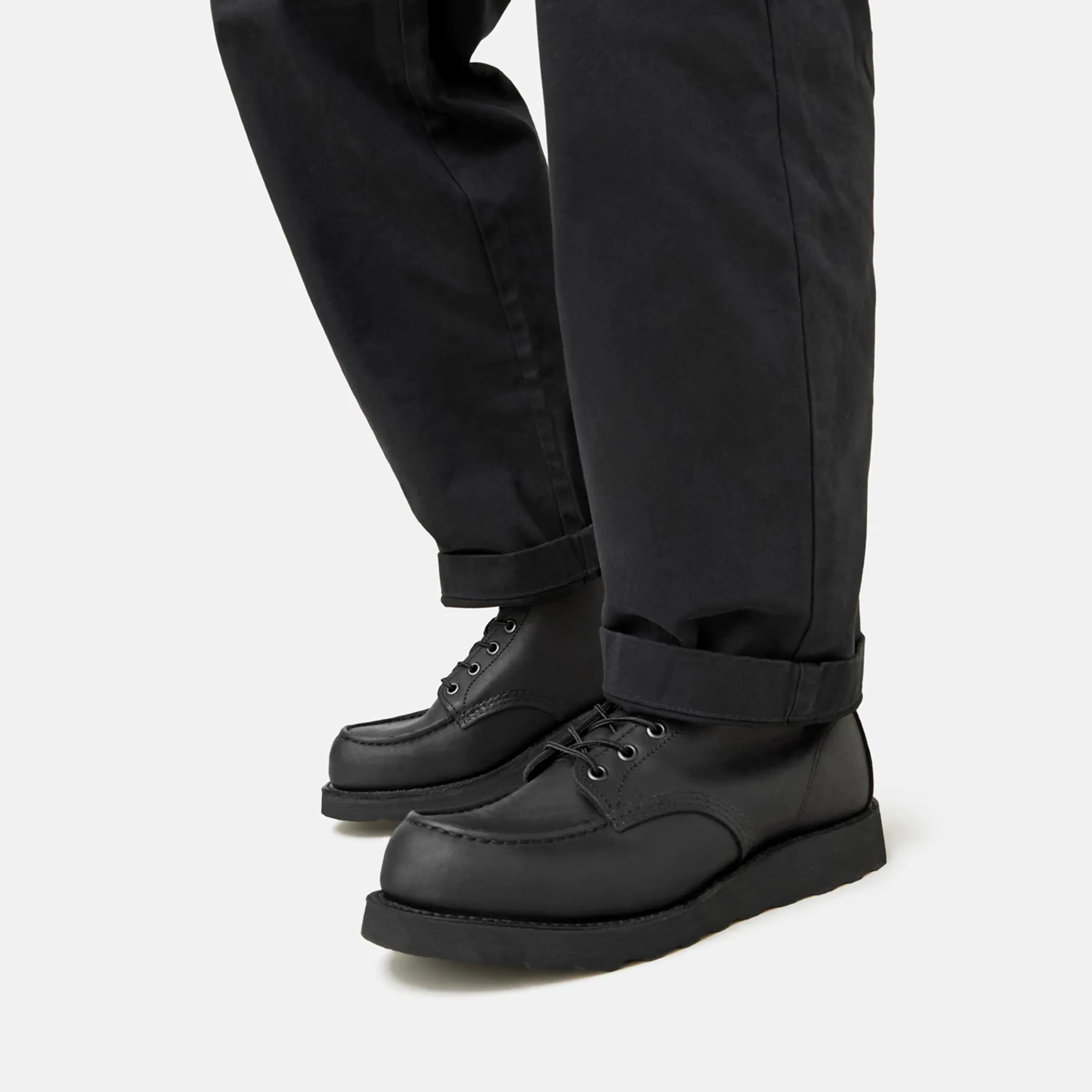 Red Wing Shoes Men / Classic Moc 6-Inch Boot in Black Leather 8074 | Red Wing Heritage