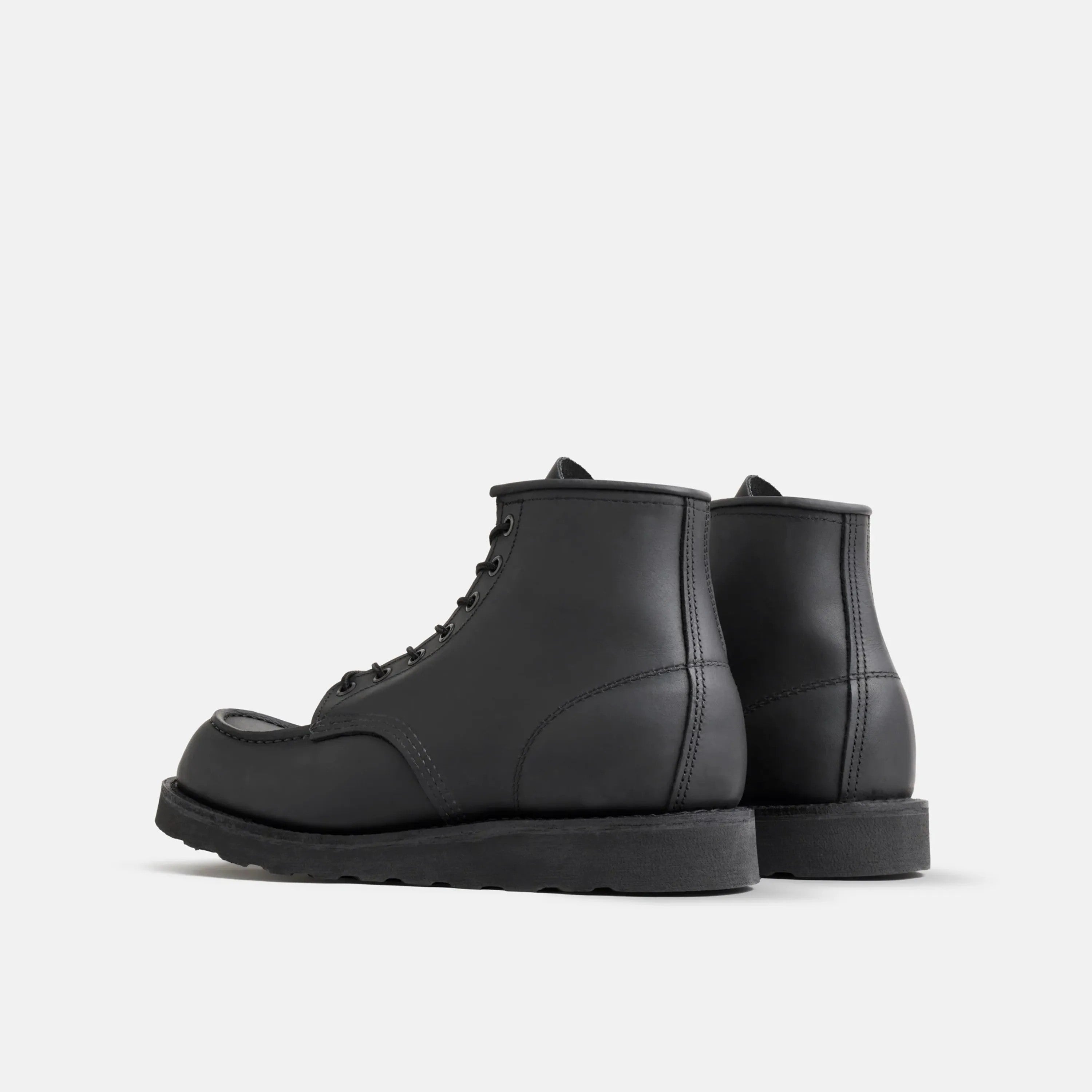 Red Wing Shoes Men / Classic Moc 6-Inch Boot in Black Leather 8074 | Red Wing Heritage