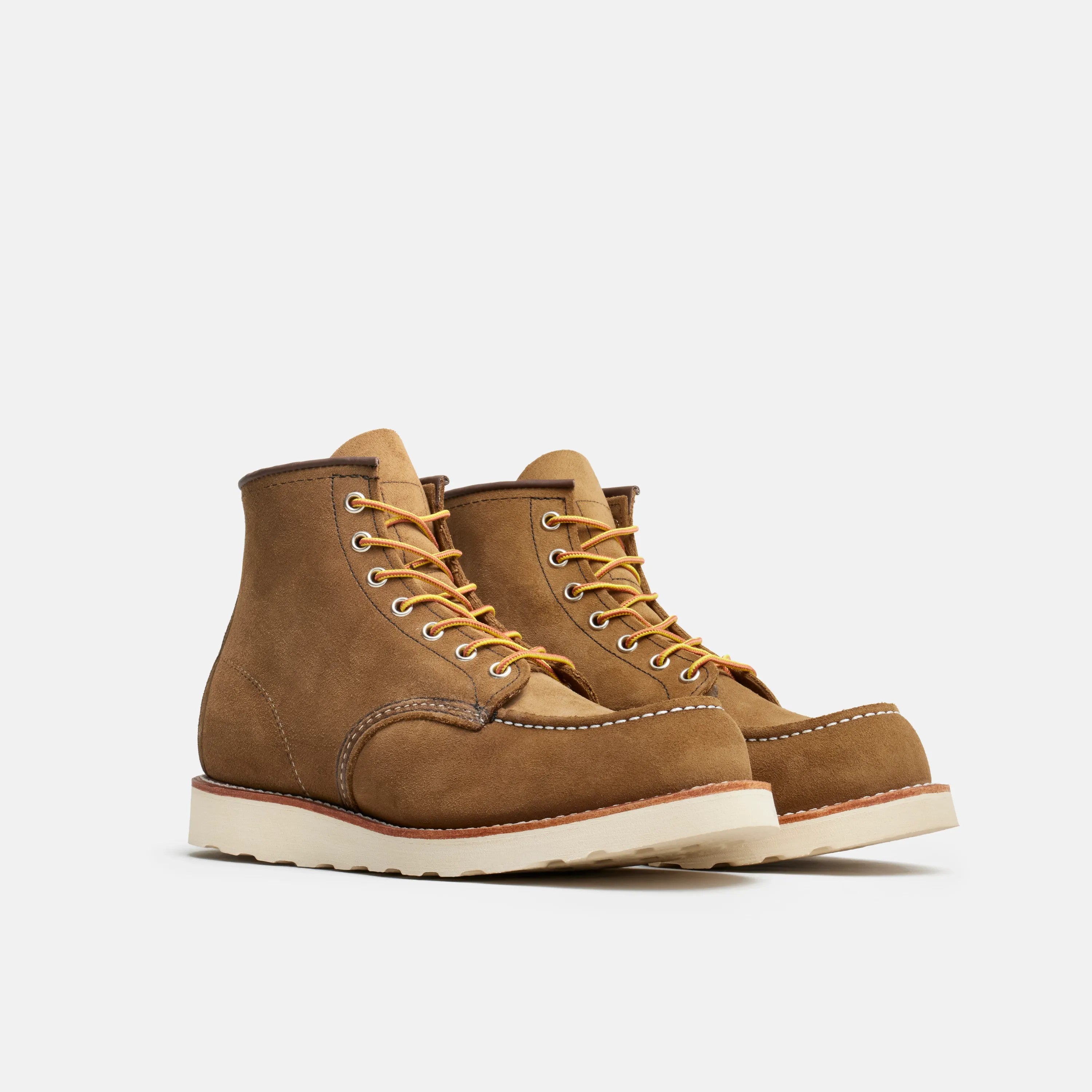 Red Wing Shoes Men / Classic Moc 6-Inch Boot in Olive Leather 8881 | Red Wing Heritage