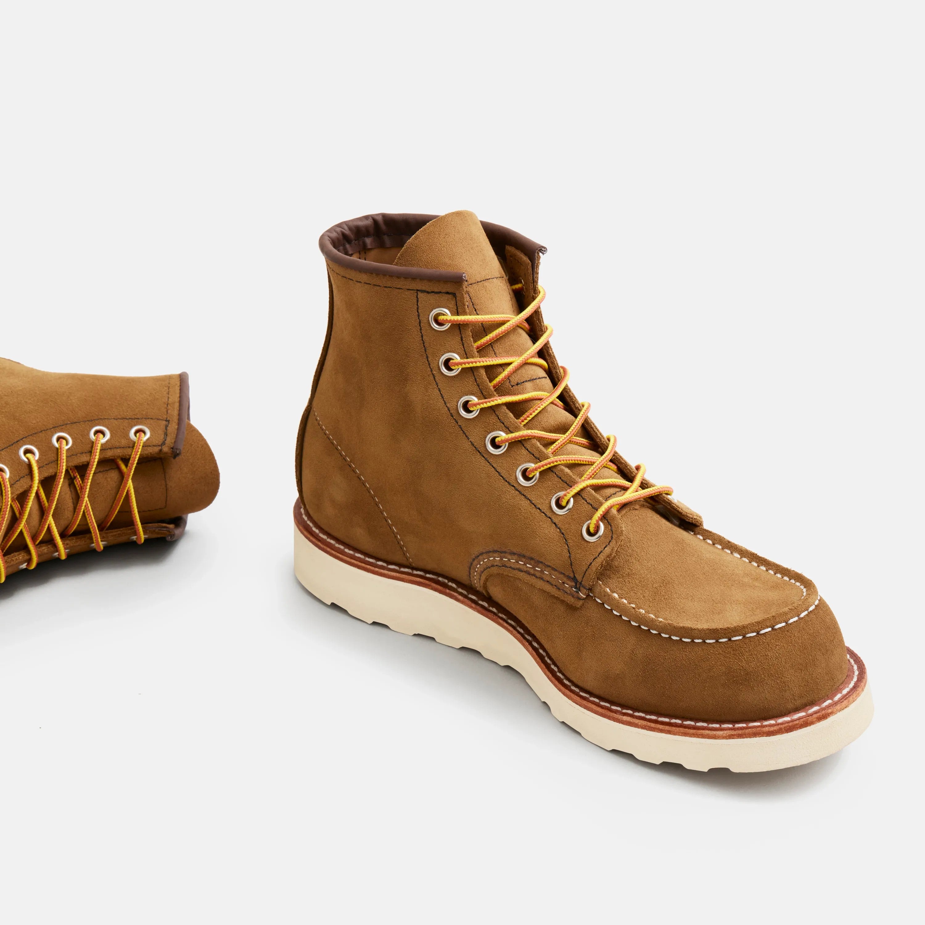 Red Wing Shoes Men / Classic Moc 6-Inch Boot in Olive Leather 8881 | Red Wing Heritage