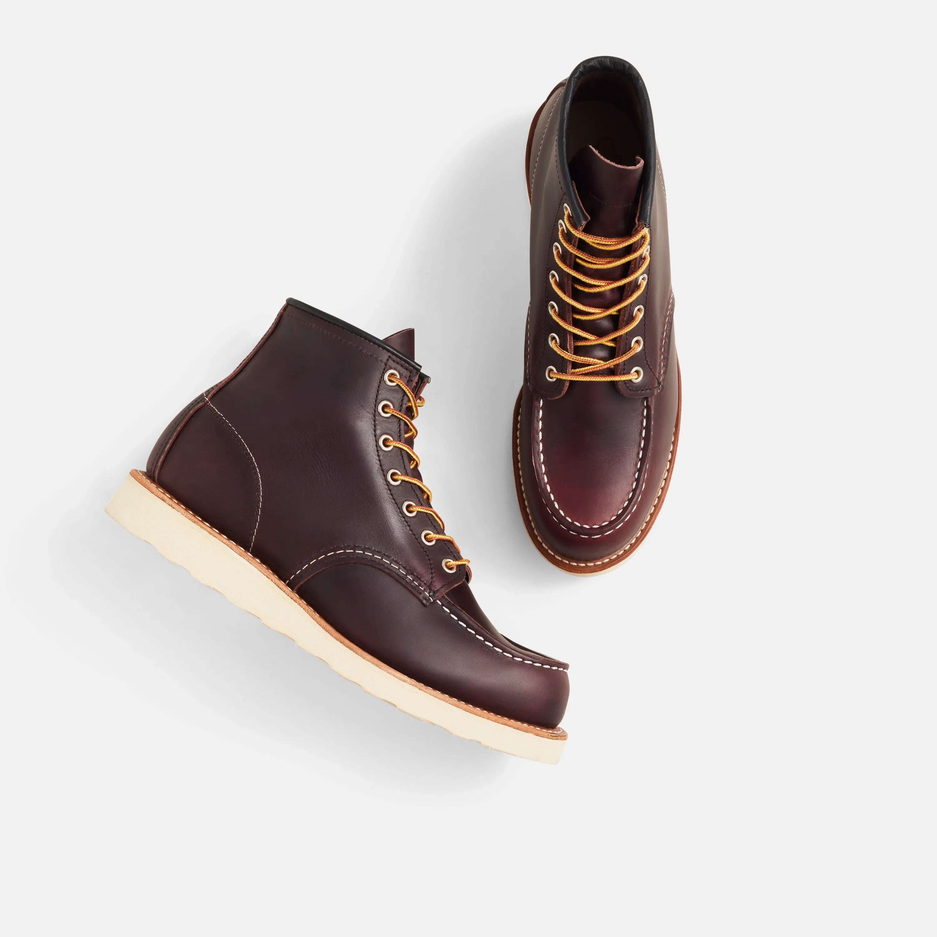 Red Wing Shoes Men / Classic Moc in Black Cherry Leather 8847 | Red Wing Heritage