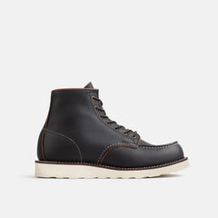Red Wing Shoes Men / Classic Moc 6-Inch Boot in Black Leather 8849