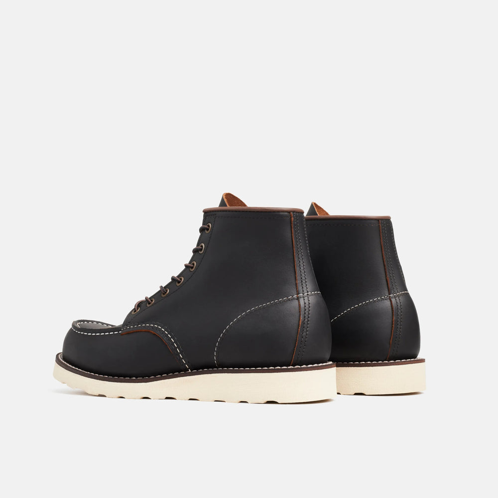 Red Wing Shoes Men / Classic Moc 6-Inch Boot in Black Leather 8849