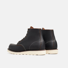 Red Wing Shoes Men / Classic Moc 6-Inch Boot in Black Leather 8849