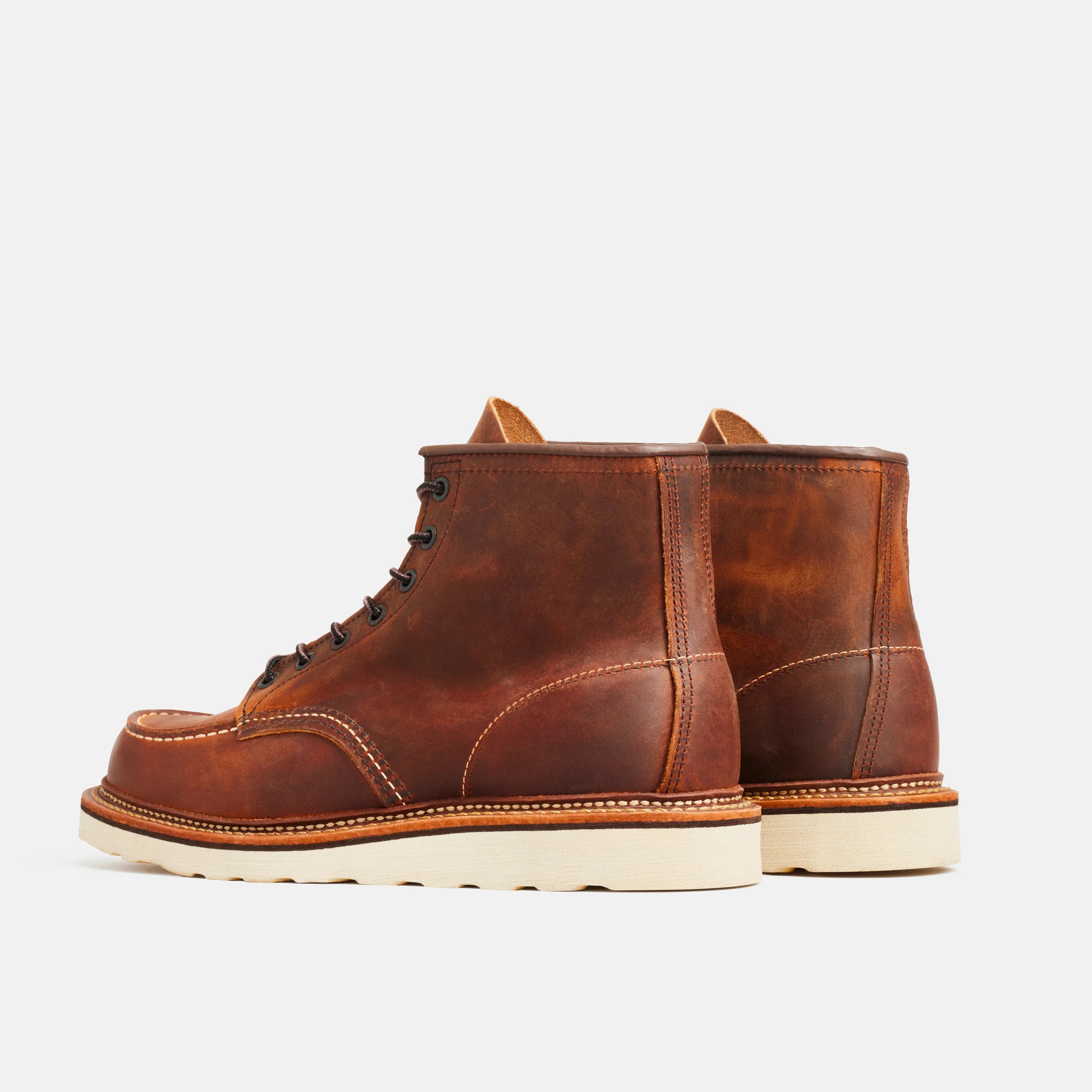 Red Wing Shoes Men|Apparel / Classic Moc 6-Inch Boot in Brown Leather 1907