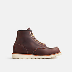 Red Wing Shoes Men / Classic Moc 6-Inch Boot in Dark Brown Leather 8138