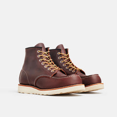 Red Wing Shoes Men / Classic Moc 6-Inch Boot in Dark Brown Leather 8138