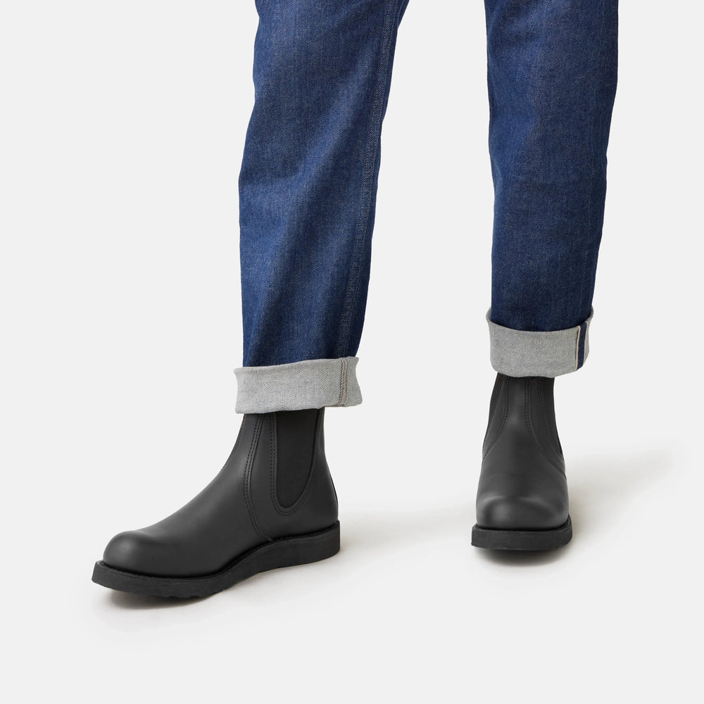 Red Wing Shoes Men / Classic Chelsea in Black Leather 3194 | Red Wing Heritage
