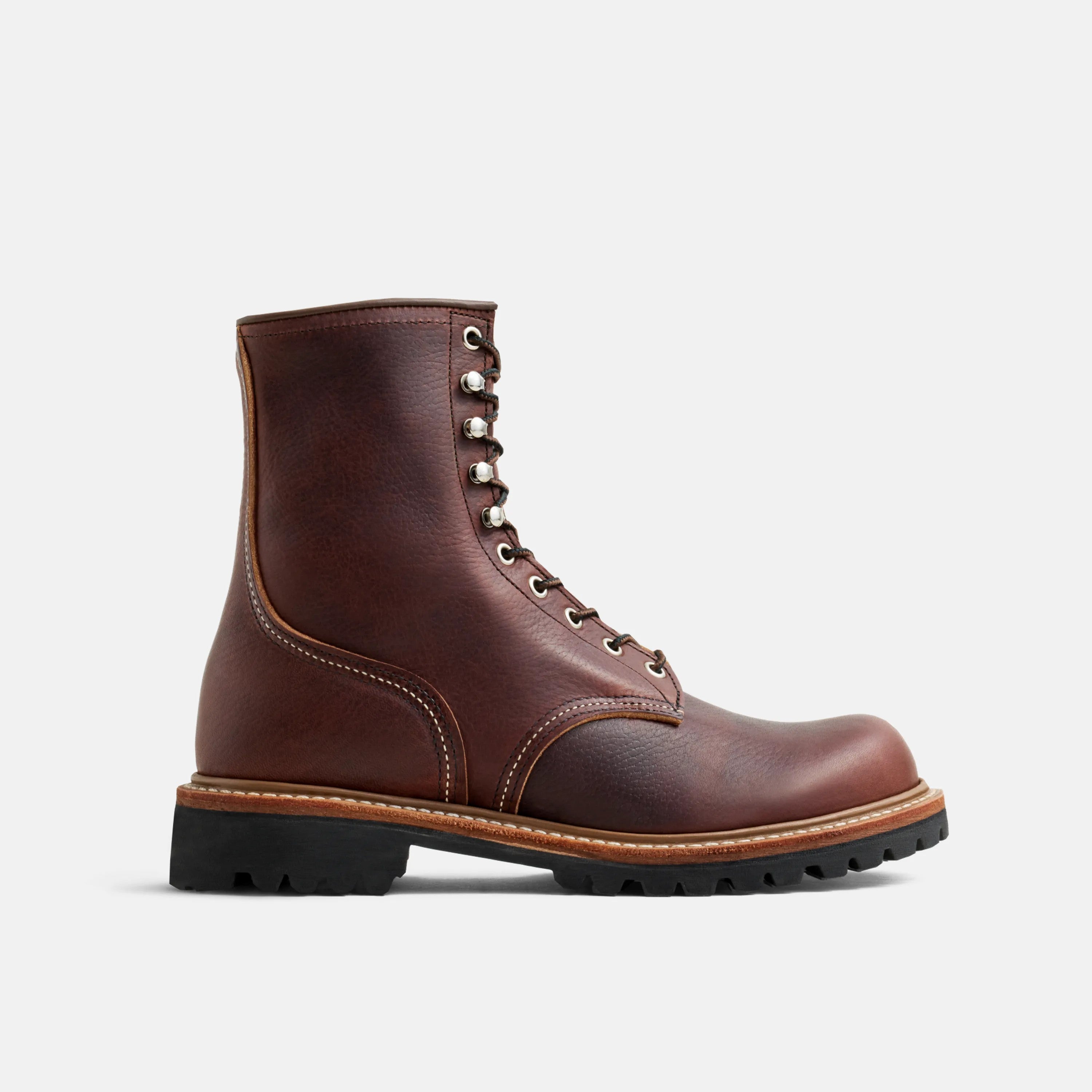 Red Wing Shoes Men|Apparel / Logger Boot in Briar Oil Slick Leather 4585 | Red Wing Heritage