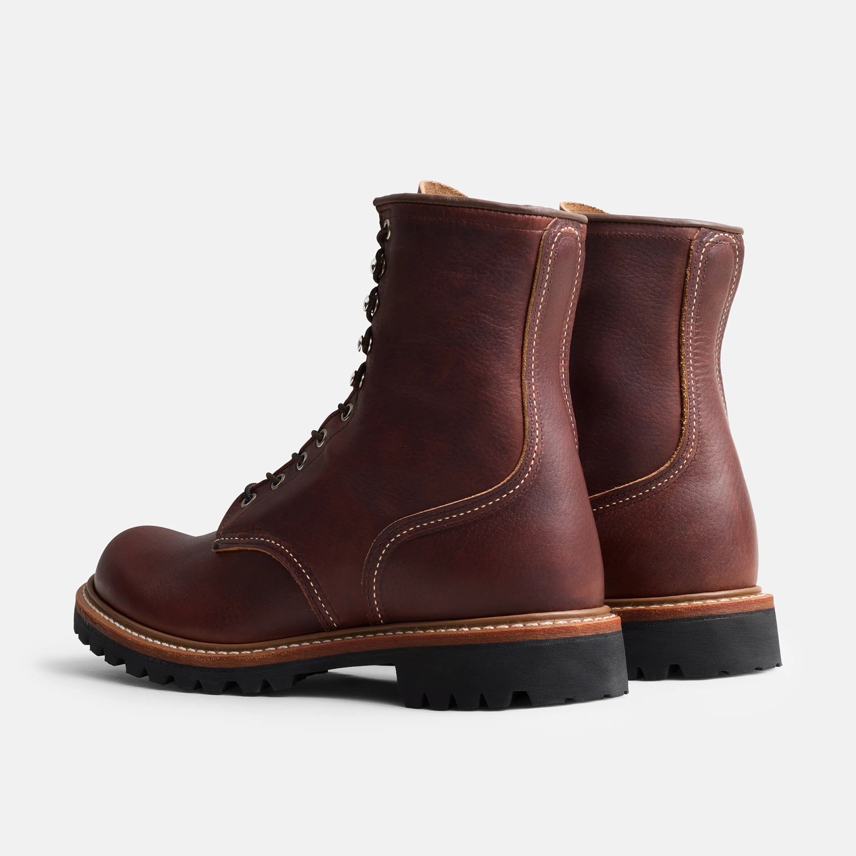 Red Wing Shoes Men|Apparel / Logger Boot in Briar Oil Slick Leather 4585 | Red Wing Heritage