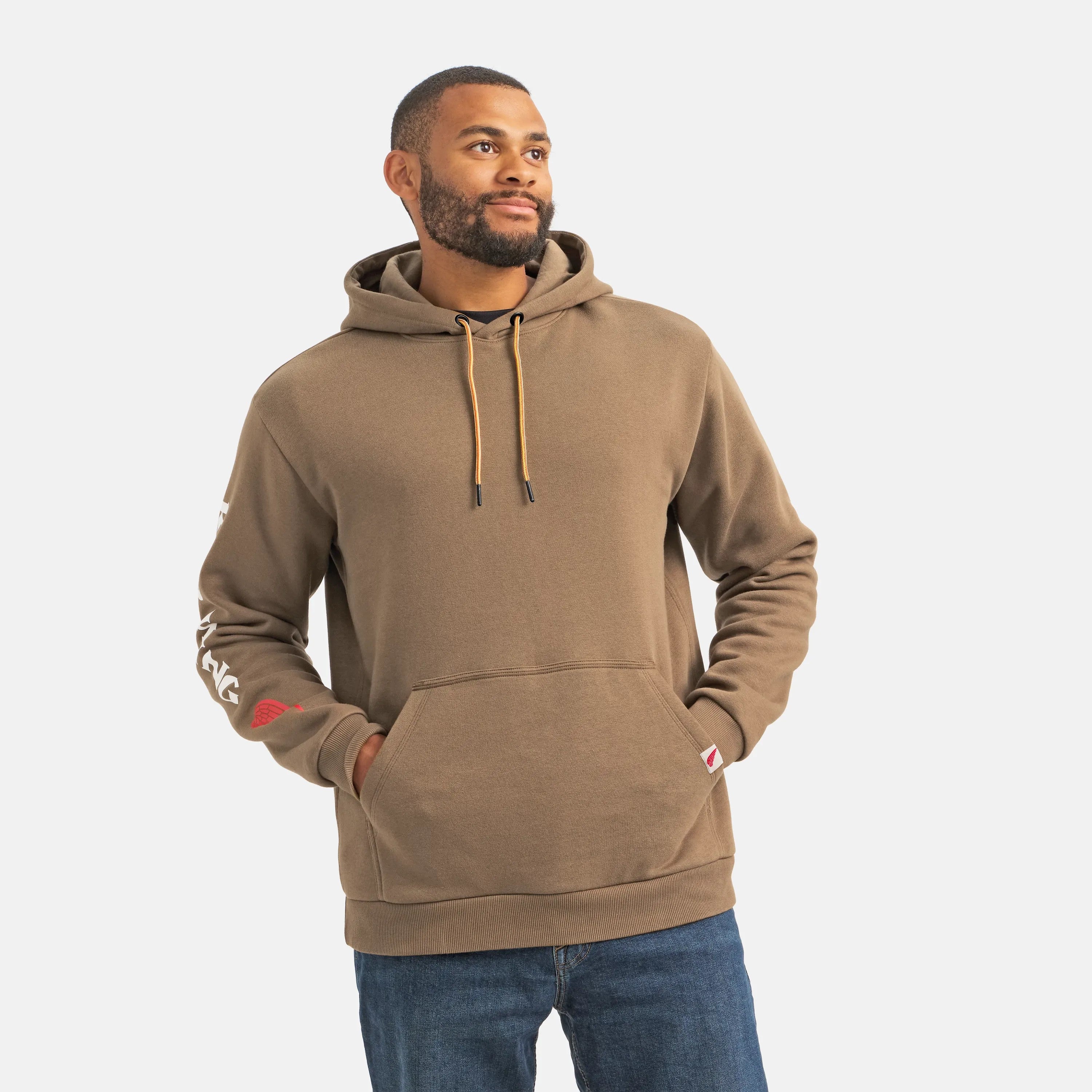Red Wing Shoes Men|Apparel / Classic Hoodie in Brown 98482
