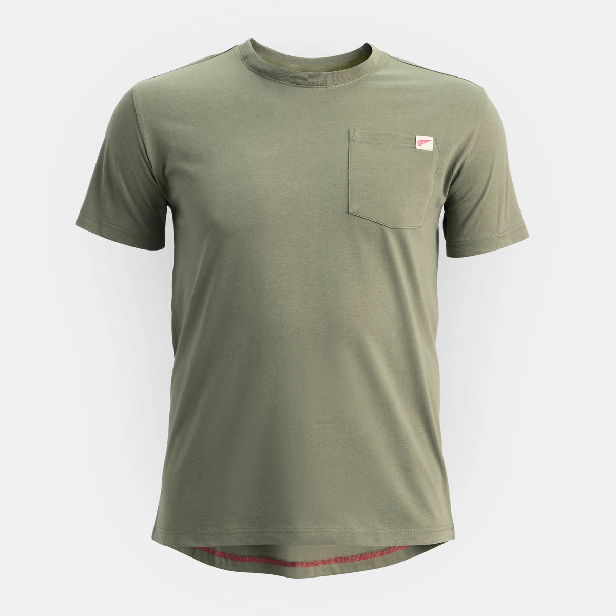 Red Wing Shoes Men|Apparel / Short Sleeve Pocket T-Shirt in Olive Green 98473
