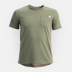 Red Wing Shoes Men|Apparel / Short Sleeve Pocket T-Shirt in Olive Green 98473
