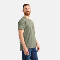 Red Wing Shoes Men|Apparel / Short Sleeve Pocket T-Shirt in Olive Green 98473
